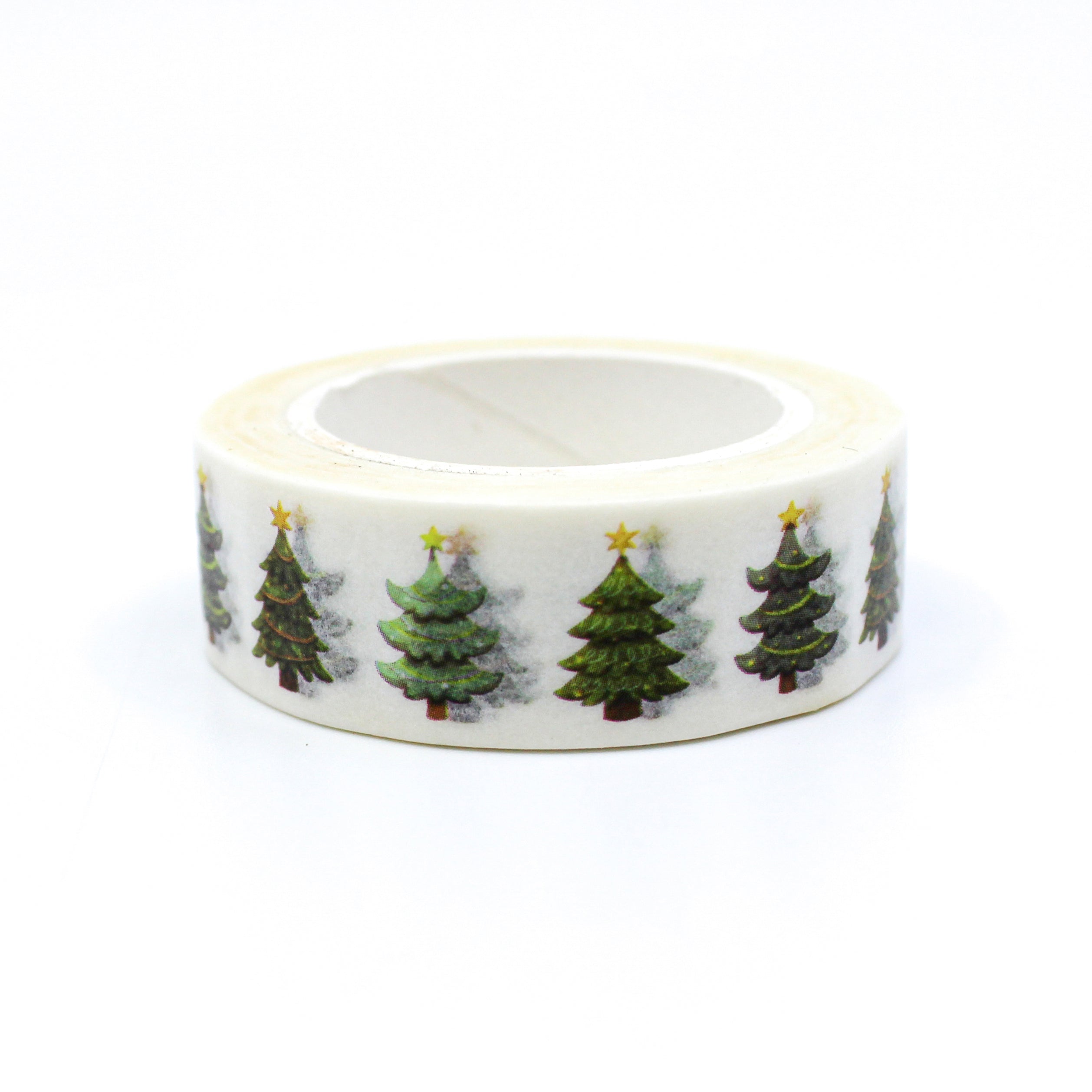 Simple and cute Christmas Tree Washi tape for your holiday projects from BBB Supplies Craft Shop.