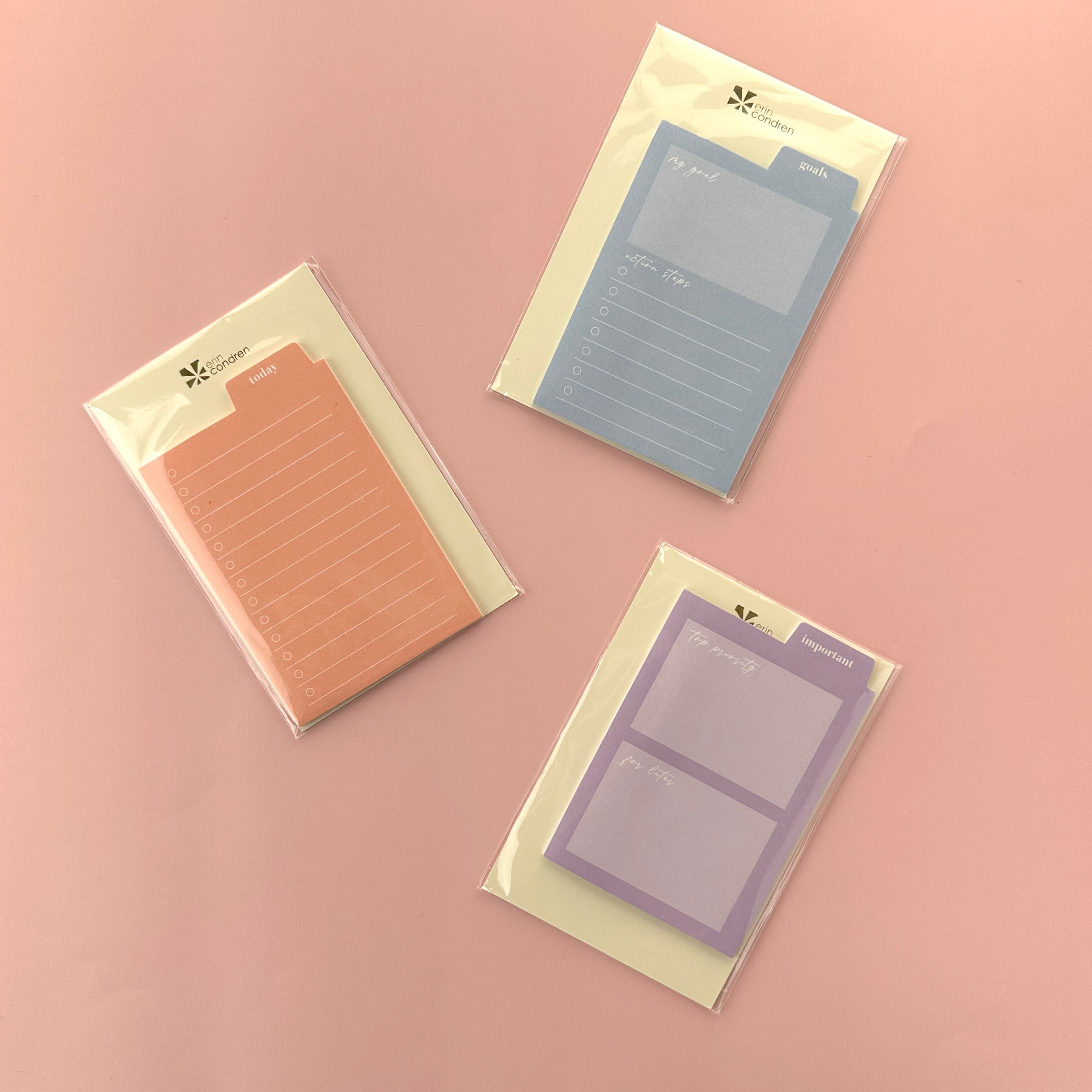 Erin Condren Tabbed Sticky Note Pads at BBB Supplies Craft Shop. Make your listing making smart and easy with these ready made tab sticky notes.