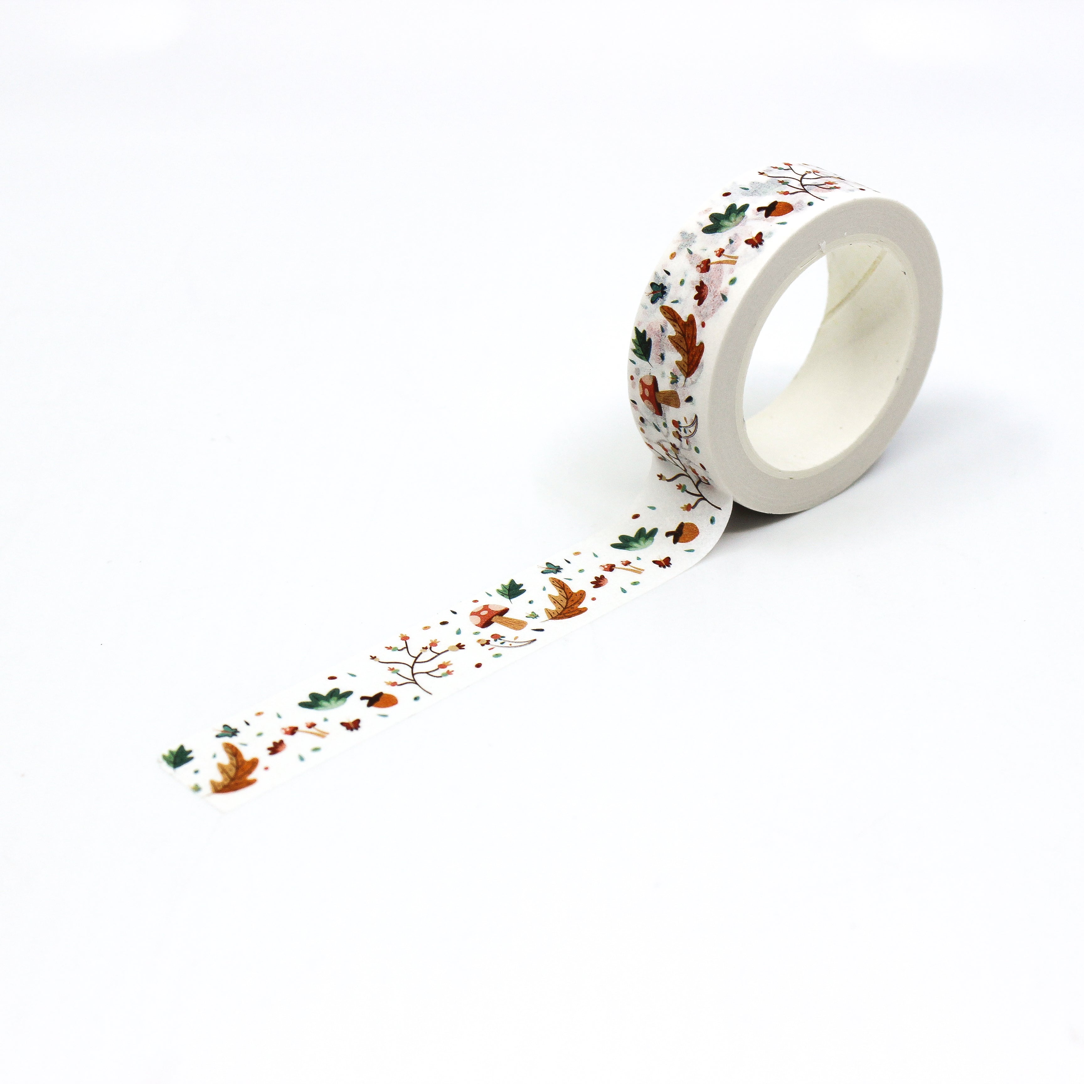 WHIMSICAL AUTUMN FALL THEME MUSHROOM WASHI TAPE  | PLANNER AND JOURNALING SUPPLIES | BBB SUPPLIES 3