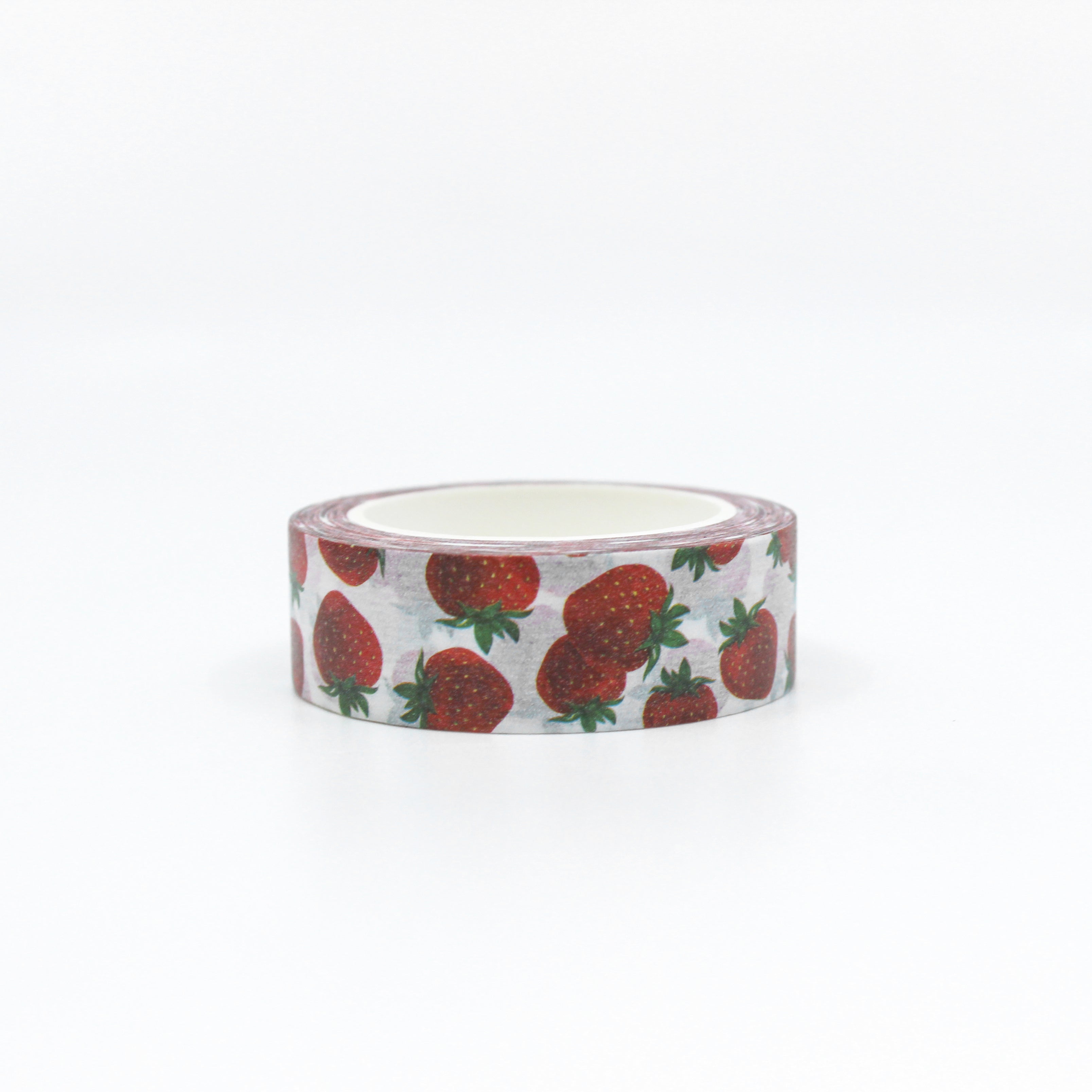 This is a refreshing view of strawberry tropical fruit collections washi tape from BBB Supplies Craft Shop