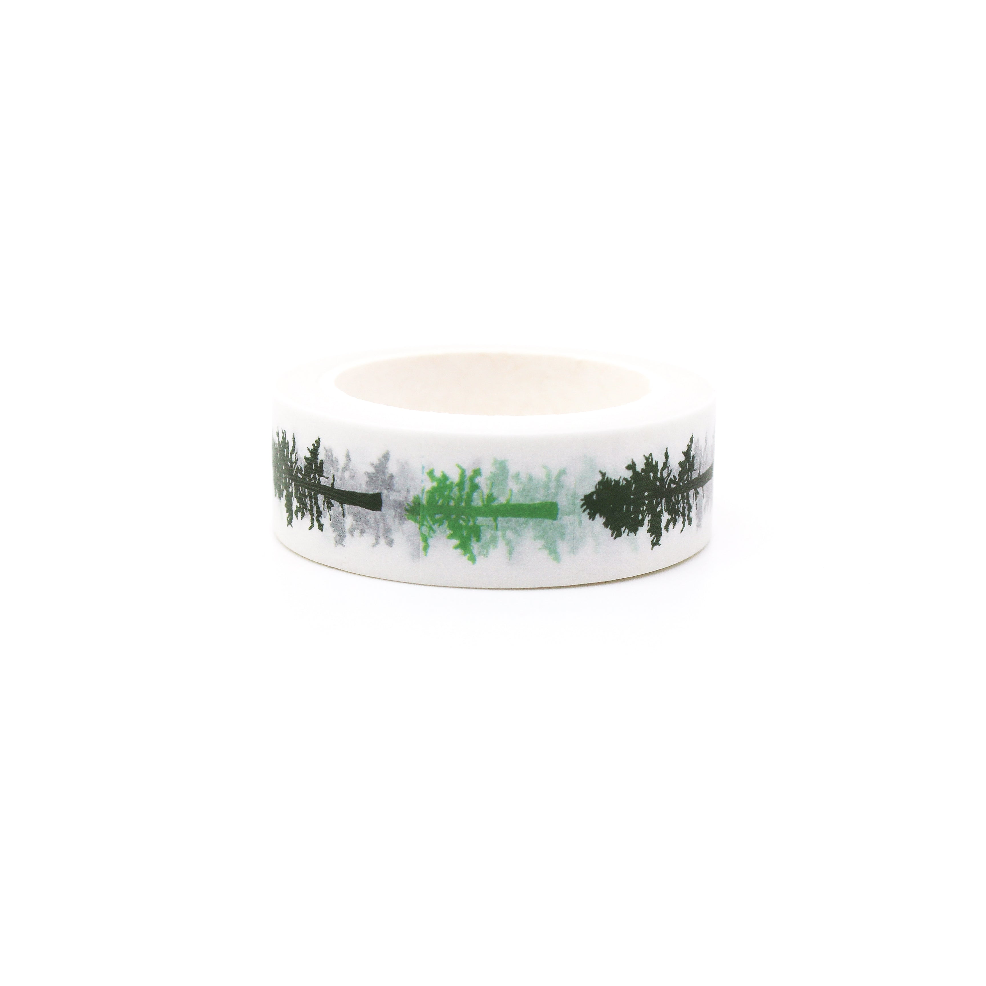This is a huge pine trees pattern washi tape from BBB Supplies Craft Shop