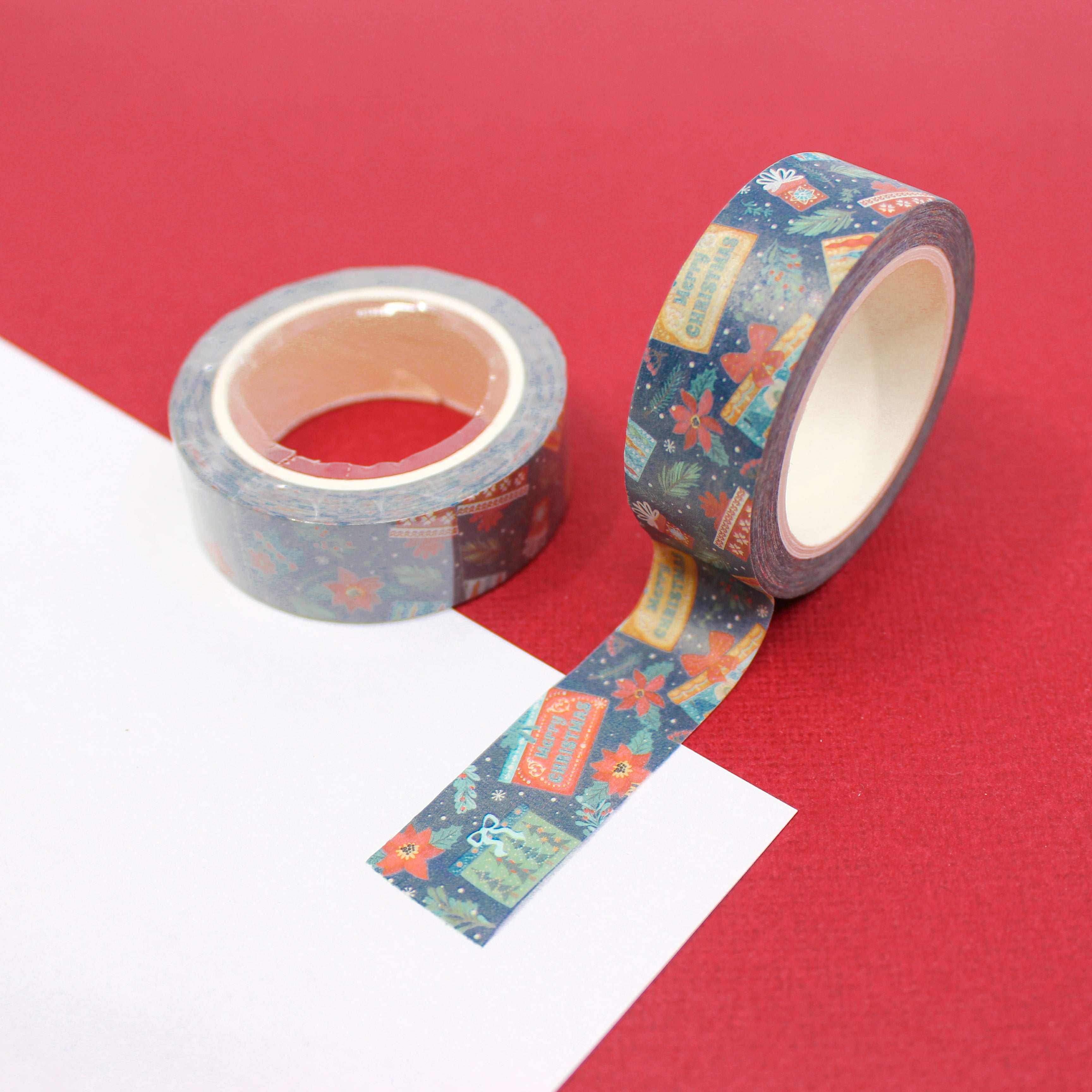 Holiday Gifts washi tape from BBB Supplies Craft Shop