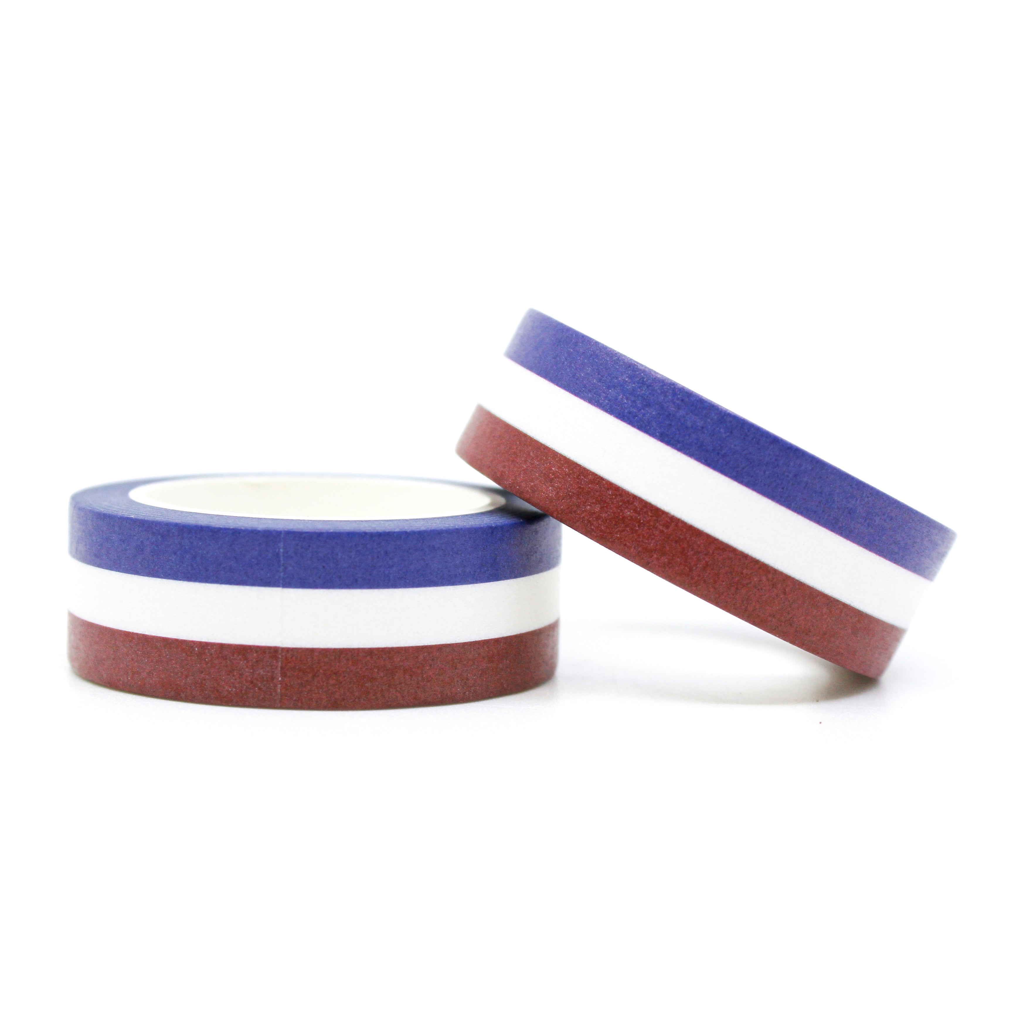 Red White and Blue Stripe Washi