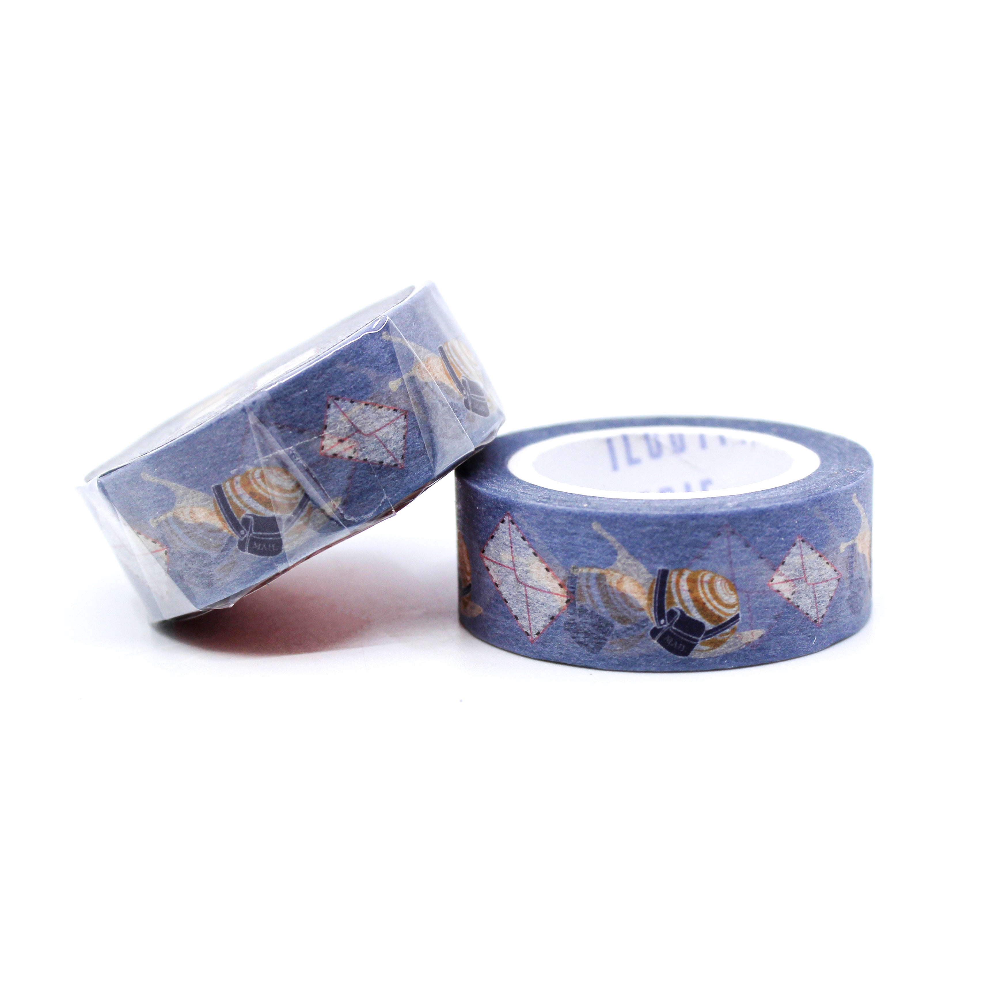 This is a cute little snail mail delivery envelope collection washi tape for Journal Supplies, Scrapbooking washi tapes from BBB Supplies Craft Shop