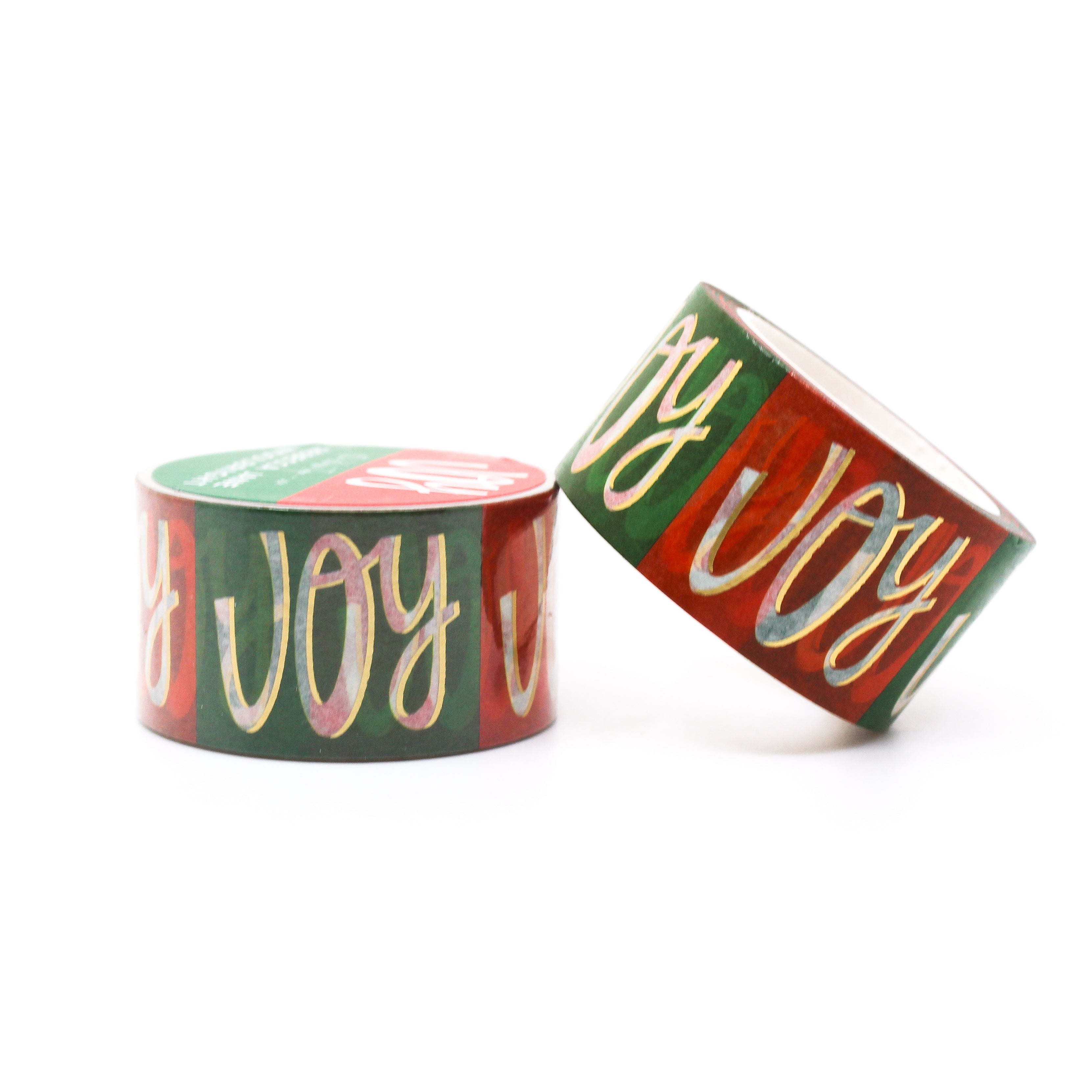 This is a roll of Christmas joy washi tapes from BBB Supplies Craft Shop