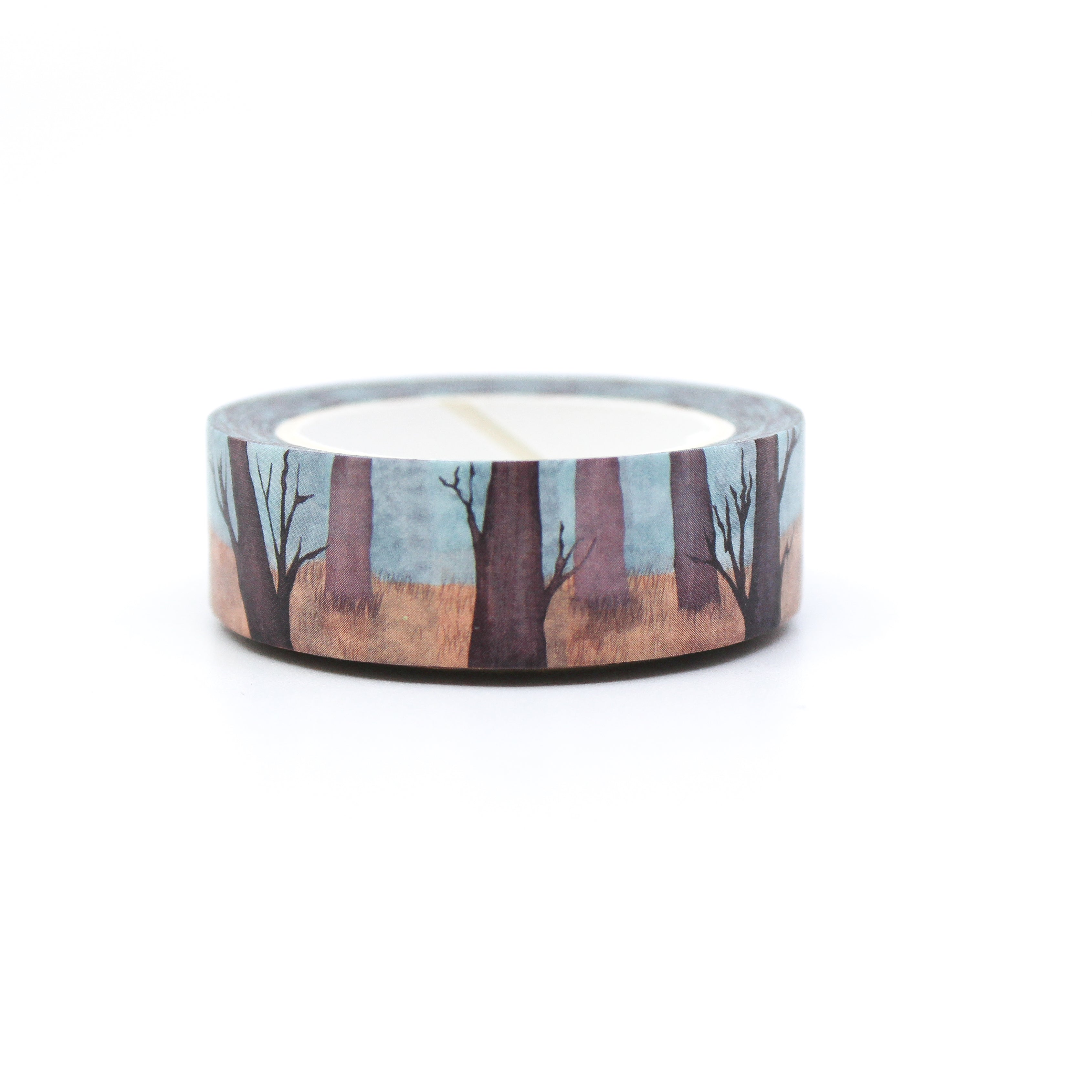 This shows unique viewpoint of long trunk pattern themed view of washi tapes from BBB Supplies Craft Shop