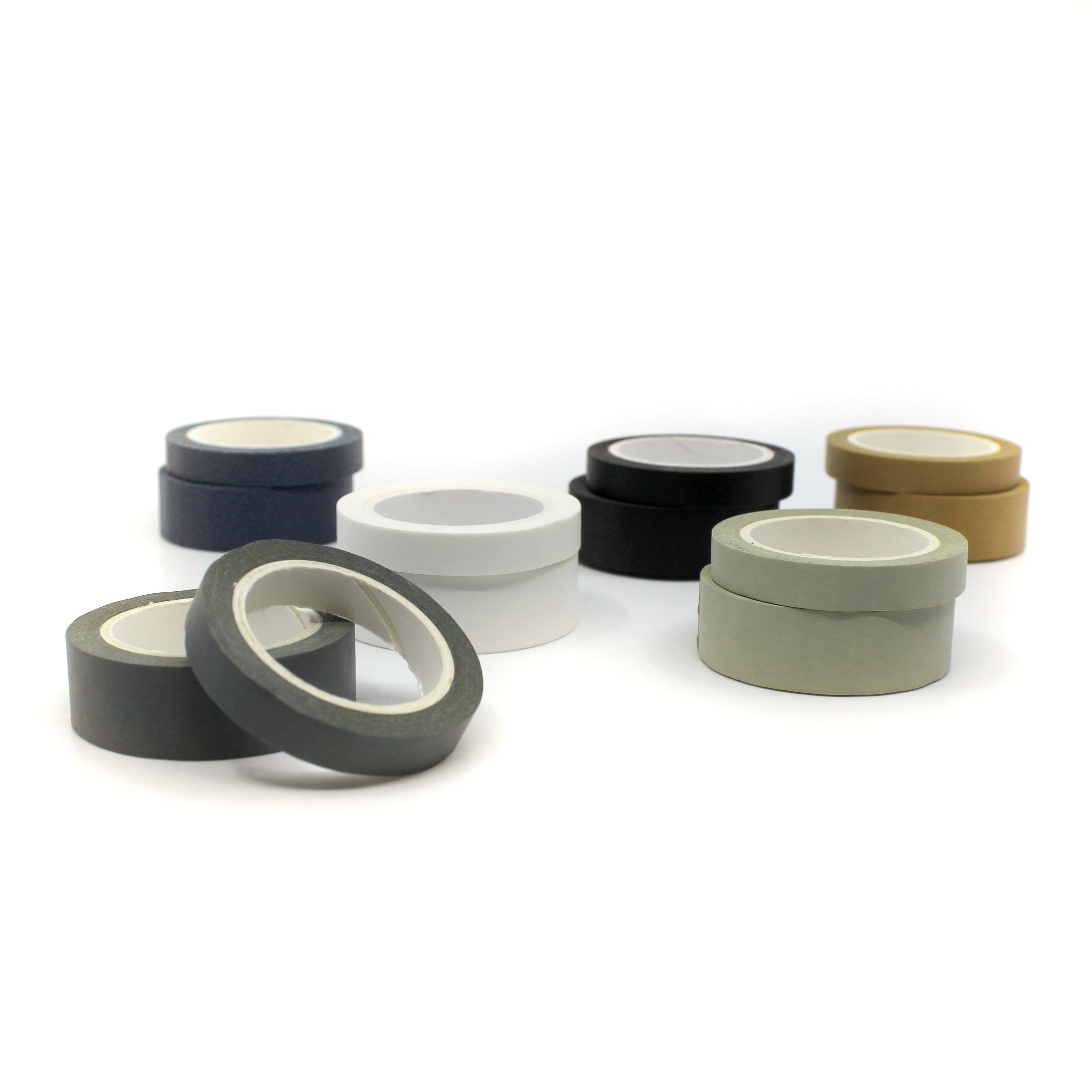 This neutral white solid washi tape is vibrant and fun. This washi tape is part of our solid neon thick-thin matching duo washi collection. Find the perfect color for any project in BBB Supplies' thick-thin solids collection, from neon to neutral to pastel and more. This tape is sold at BBB Supplies Craft Shop.