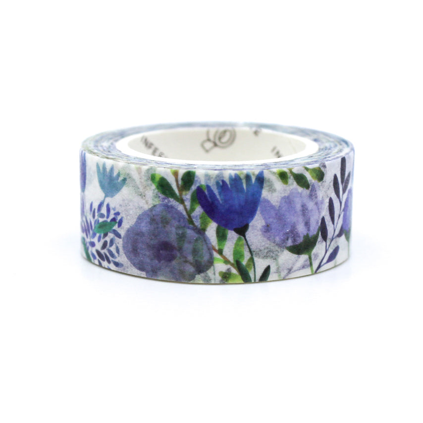 This pretty purple and blue flower tape is a vibrant floral pattern that is perfect for your BUJO and craft projects. Spring is in the air with this gorgeous tape. This tape is sold at BBB Supplies Craft Shop.
