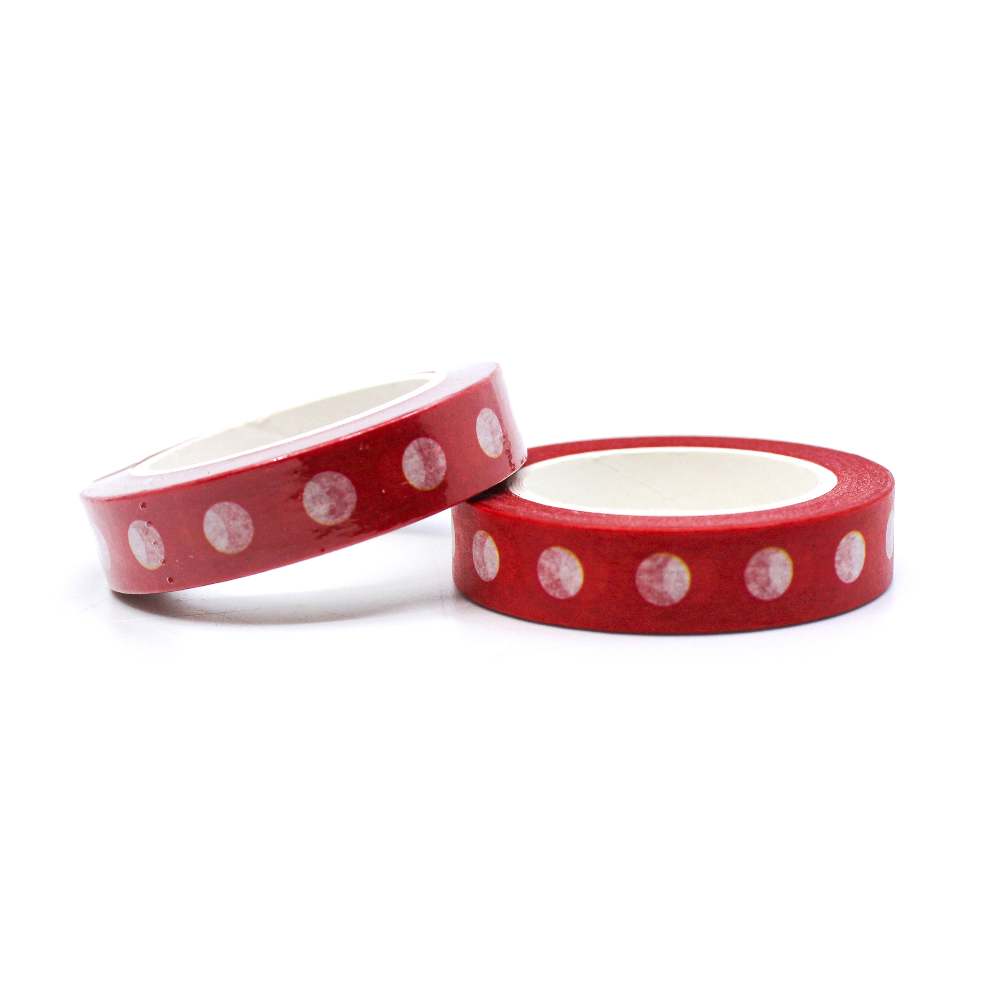 This is red dots washi tapes from BBB Supplies Craft Shop.