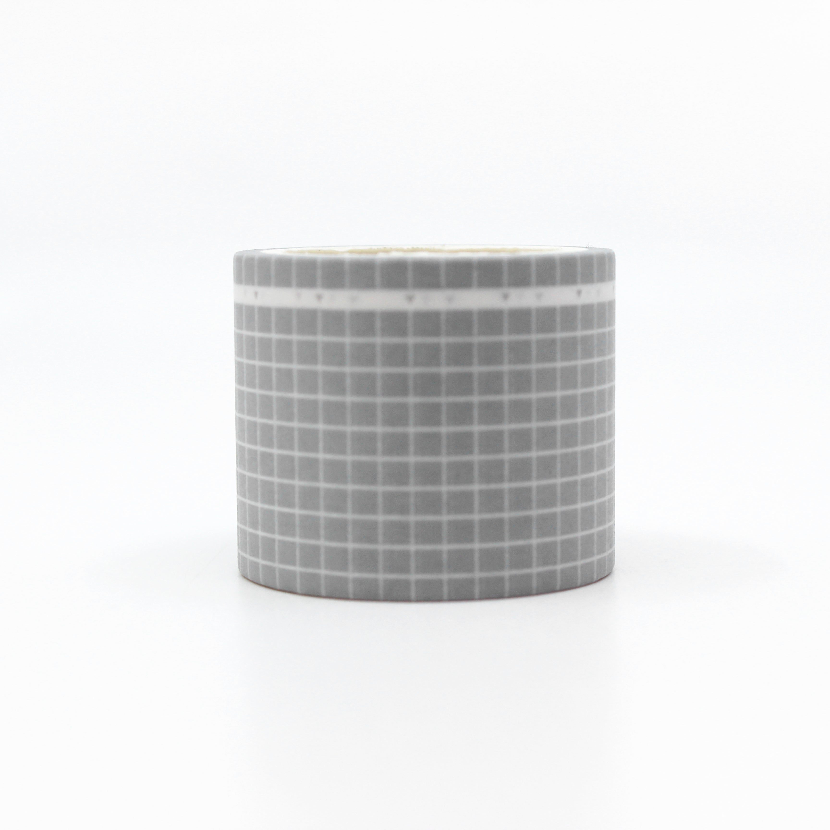 This is a gray wide grid washi tape perfect for Bullet Journaling or BUJO from BBB Supplies Craft Shop