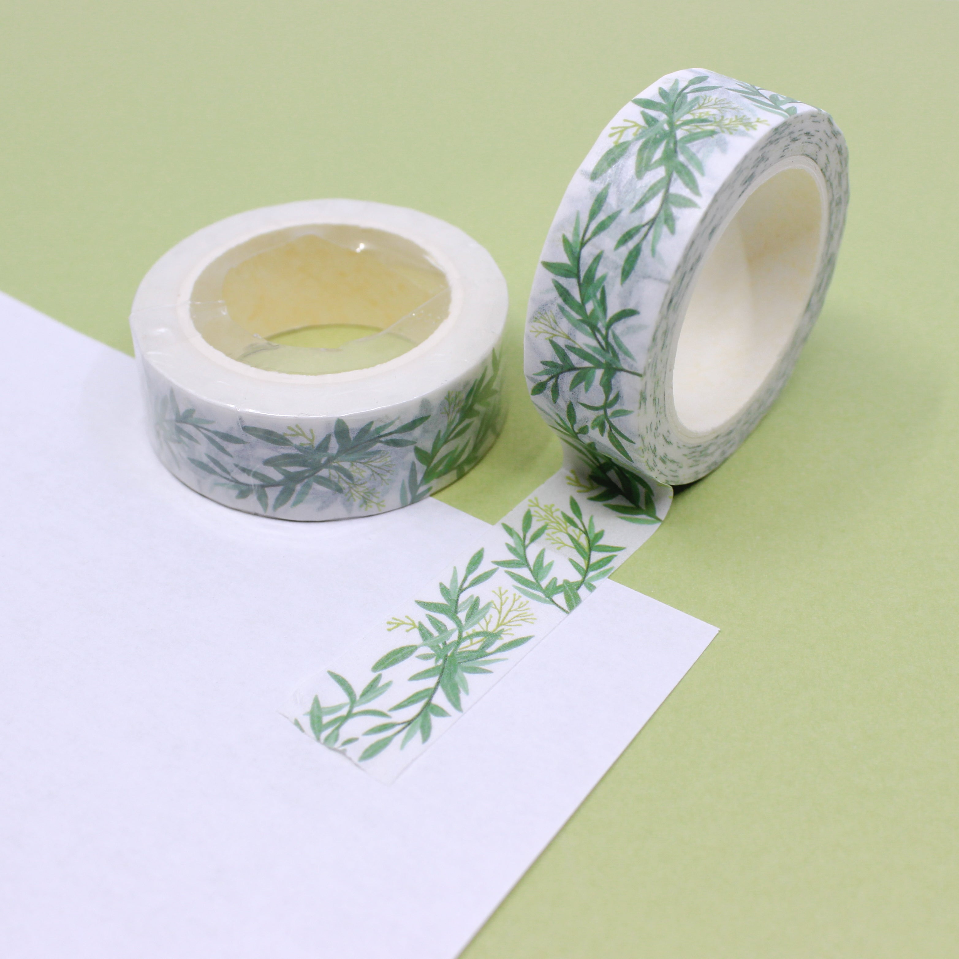 This a Nicholai eucalyptus collections pattern washi tape from BBB Supplies Craft Shop