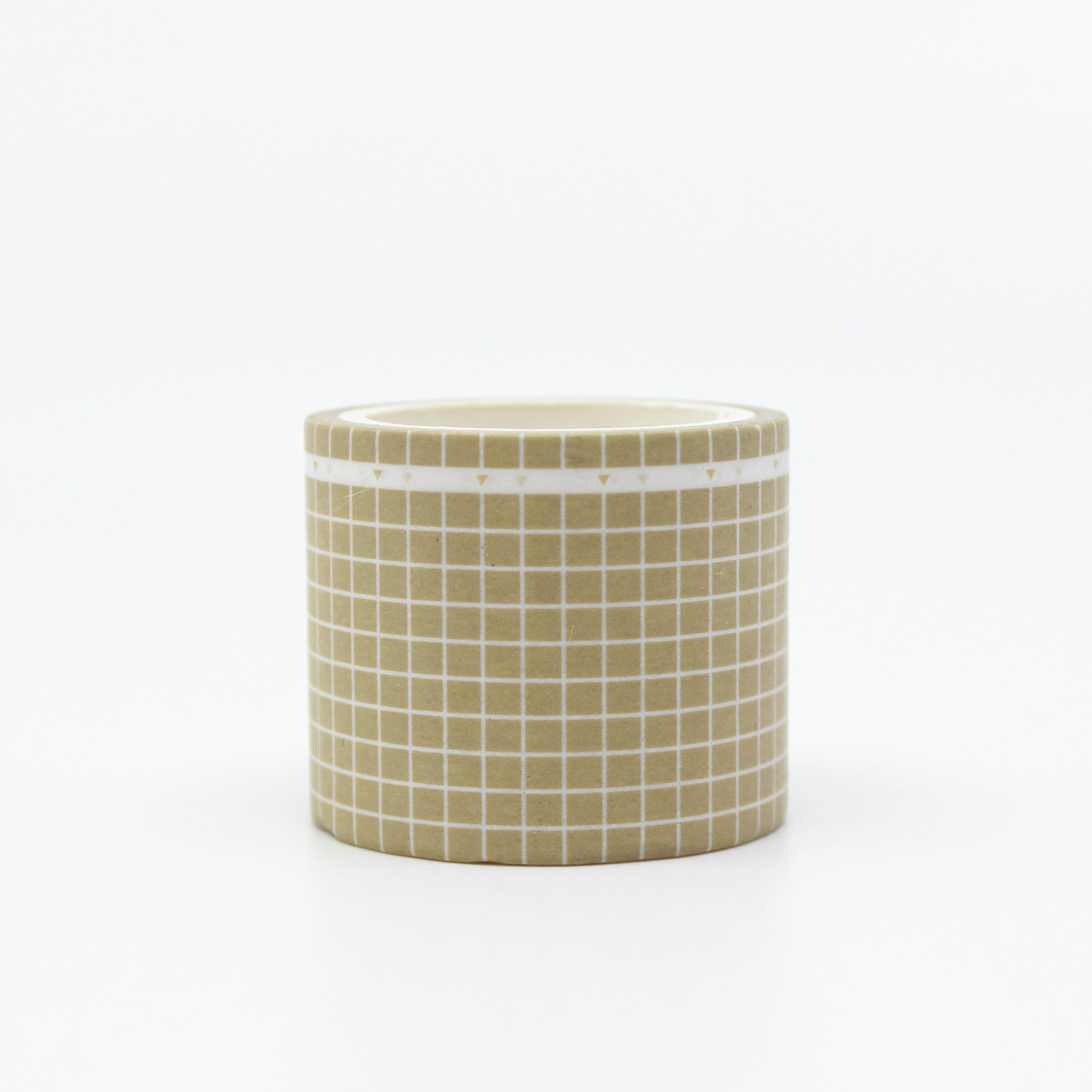 This is a taupe khaki wide grid washi tape which is perfect for calendars planning from BBB Supplies Craft Shop