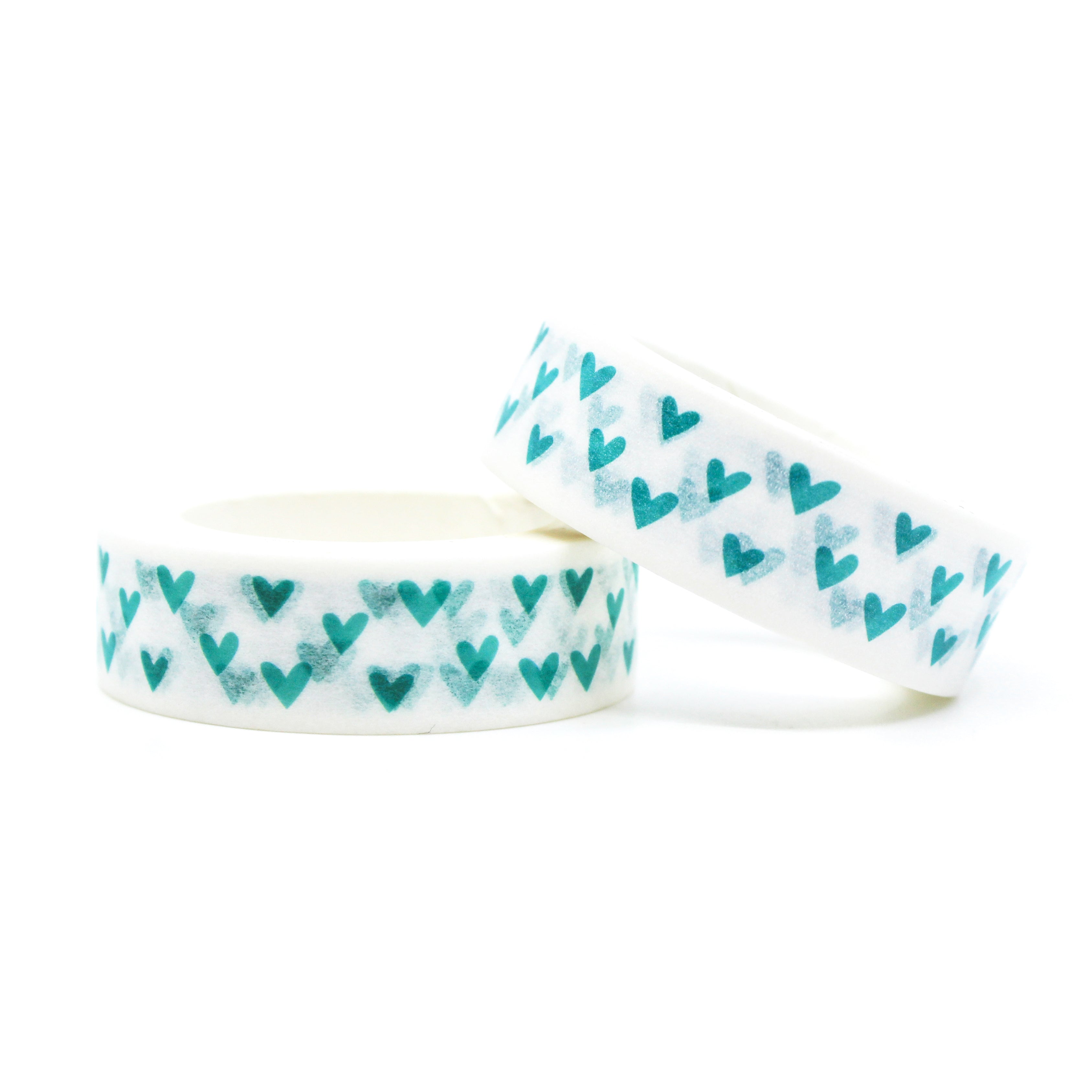 This is a beautiful collections of tiny blue hearts in washi tapes from BBB Supplies Craft Shop