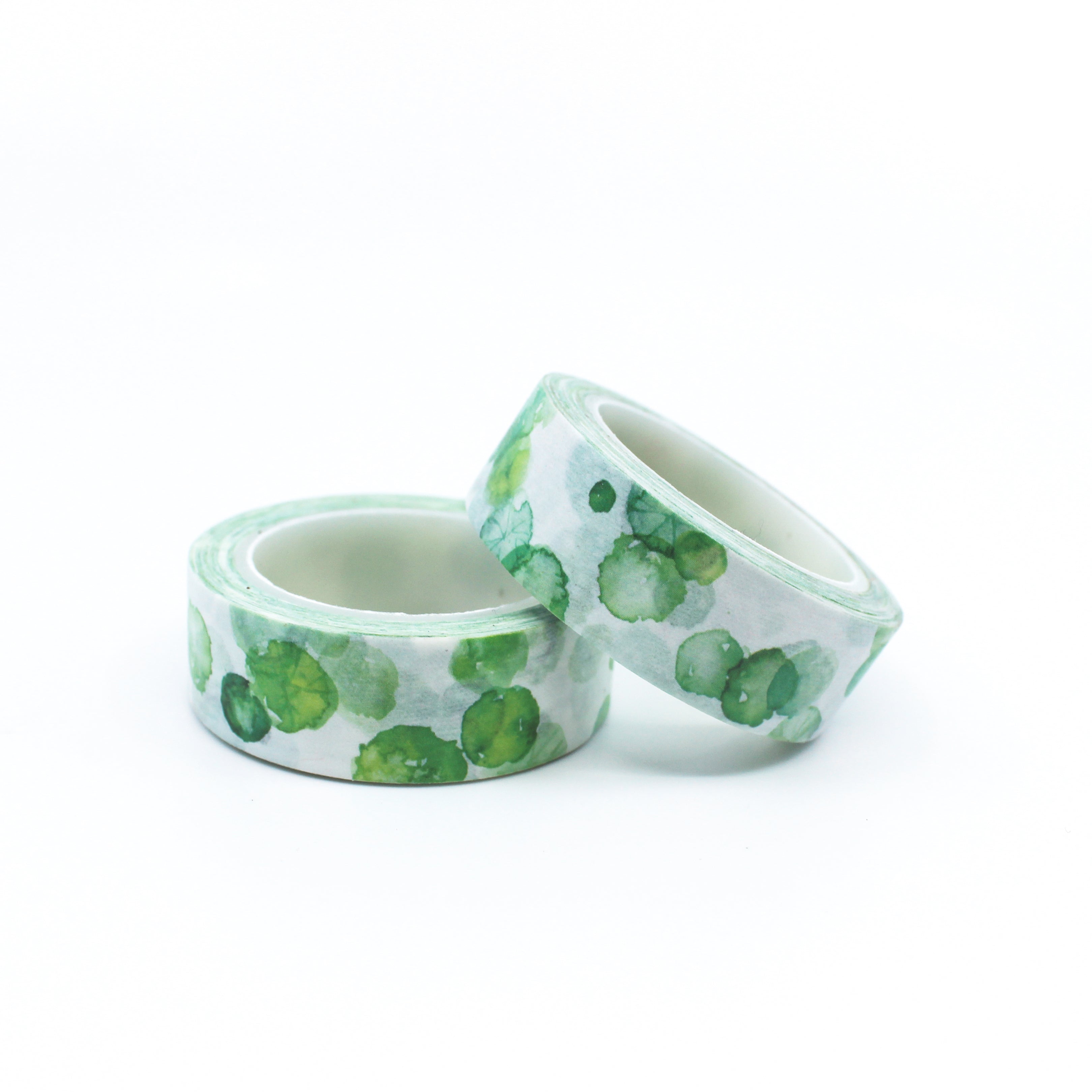 This is a cute green spots washi tapes from BBB Supplies Craft Shop