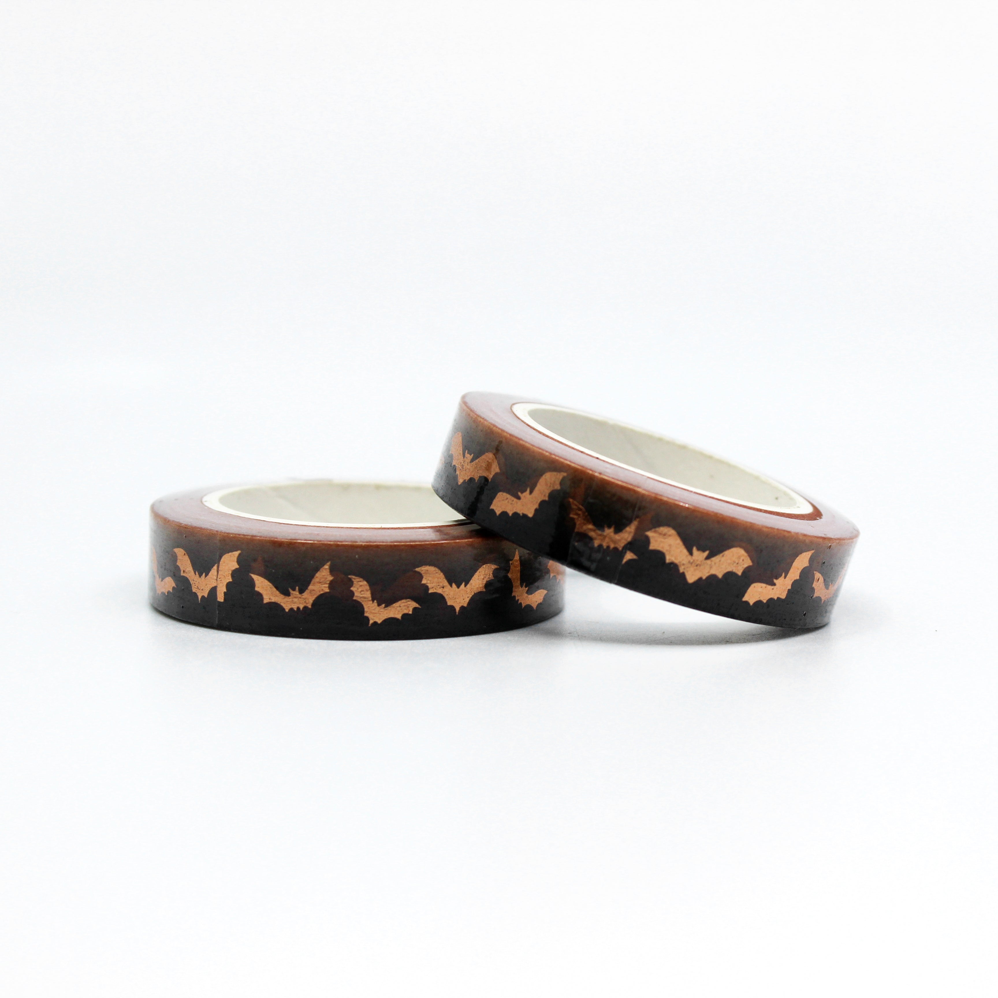 This is a roll of Halloween spooky bat washi tapes from BBB Supplies Craft Shop