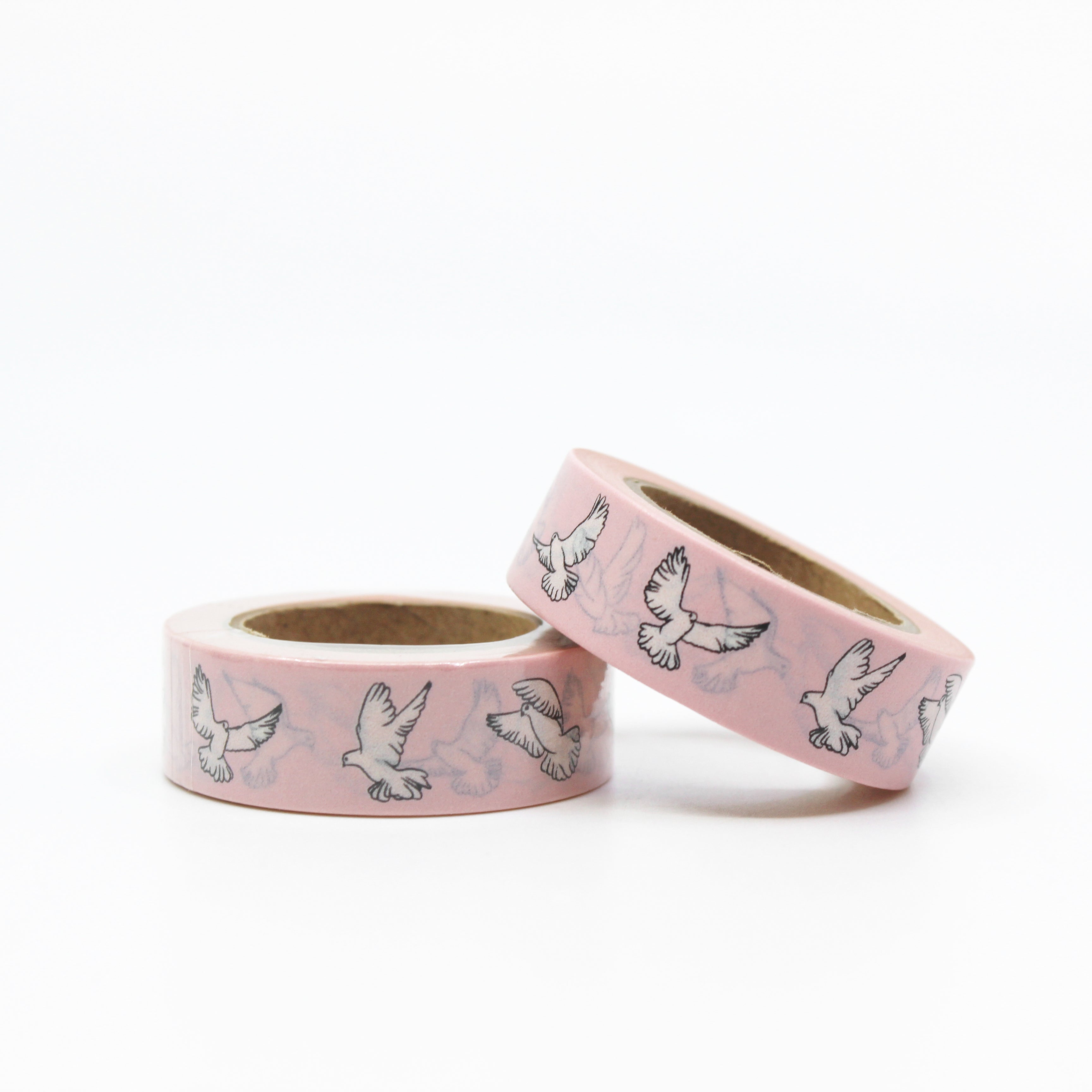 This is a cute pink dove washi tapes from BBB Supplies Craft Shop