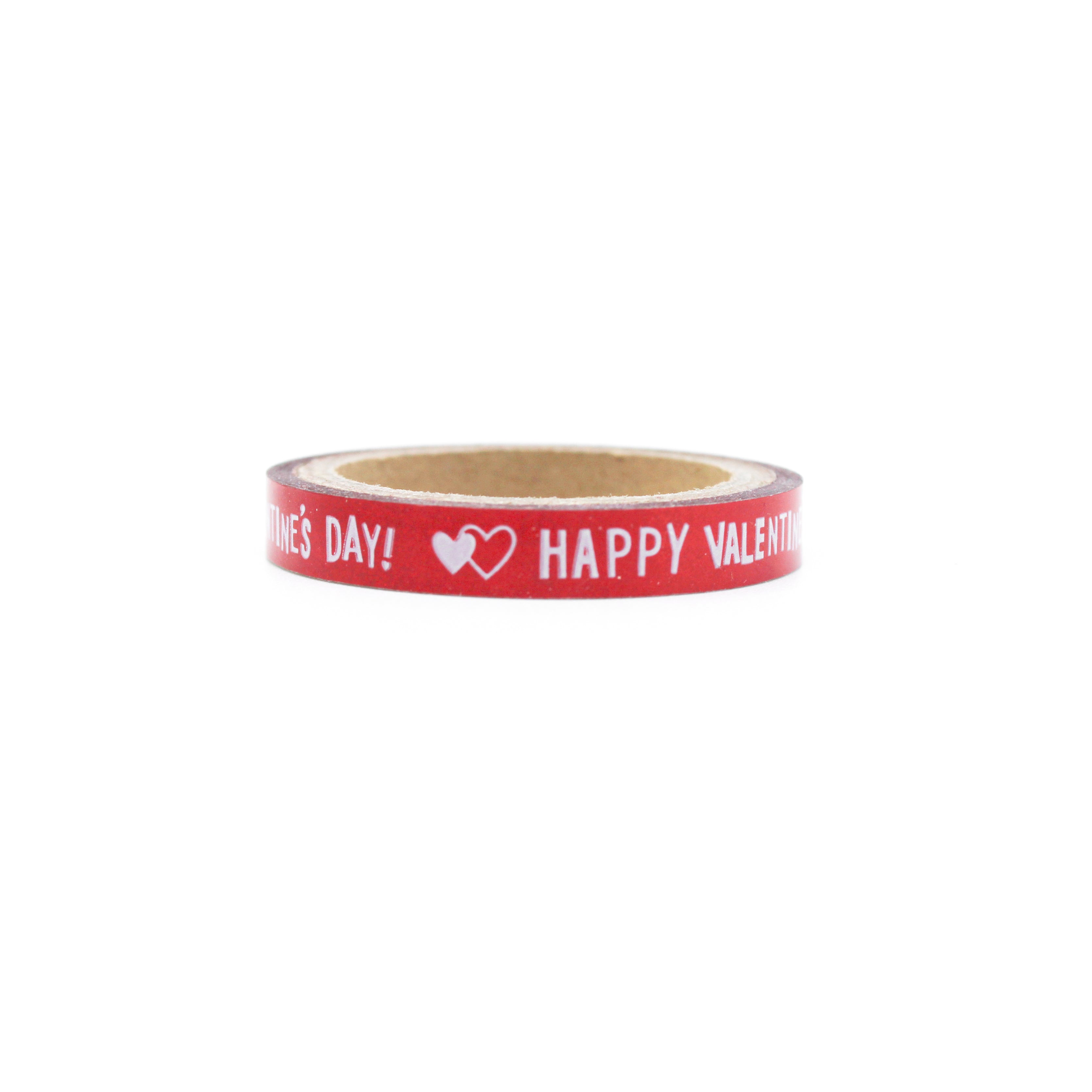 This is a cute red and valentines greeting themed view of washi tape from BBB Supplies Craft Shop