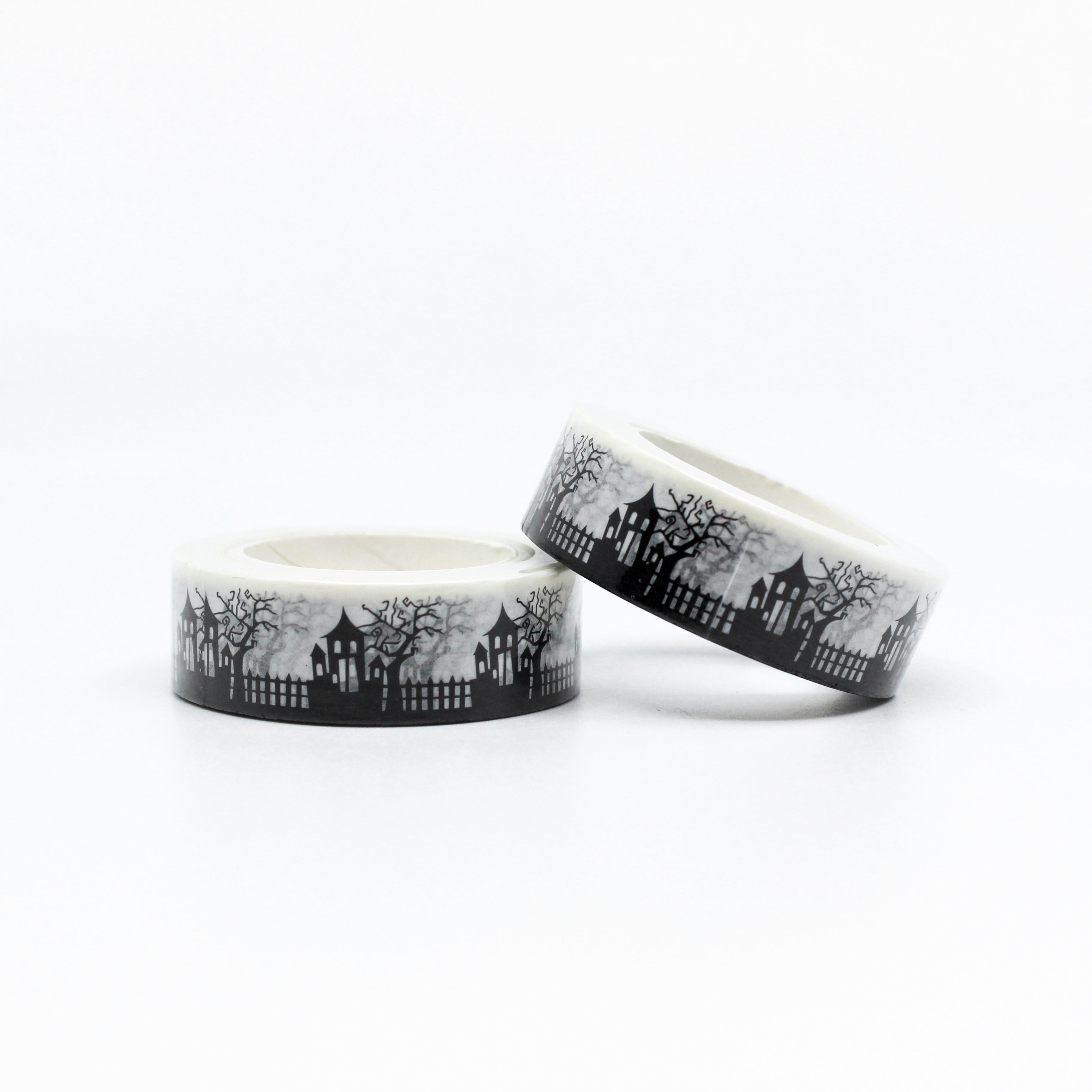 This is a roll of Halloween spooky Haunted house washi tapes from BBB Supplies Craft Shop