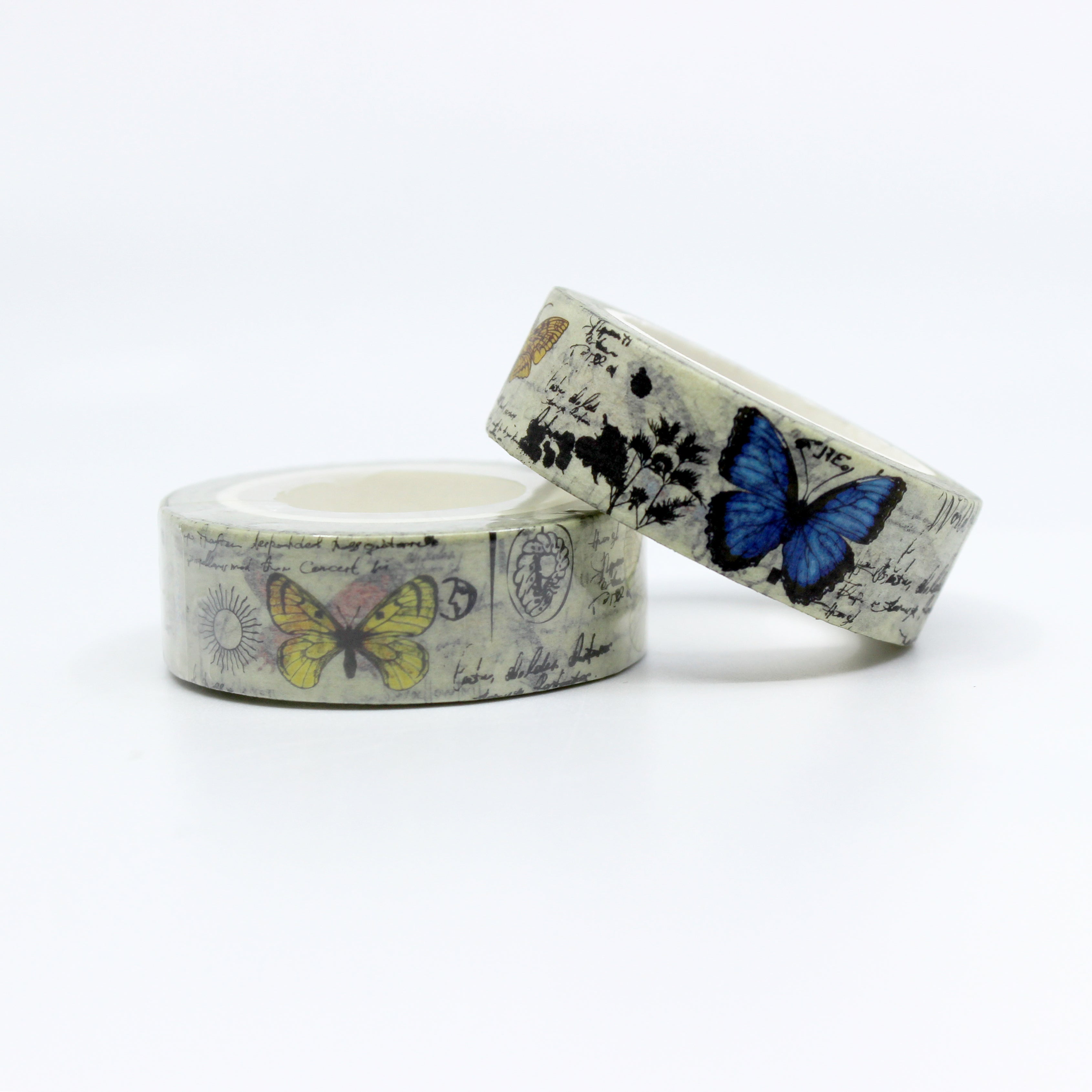 This is a roll of vintage butterfly washi tape from BBB Supplies Craft Shop