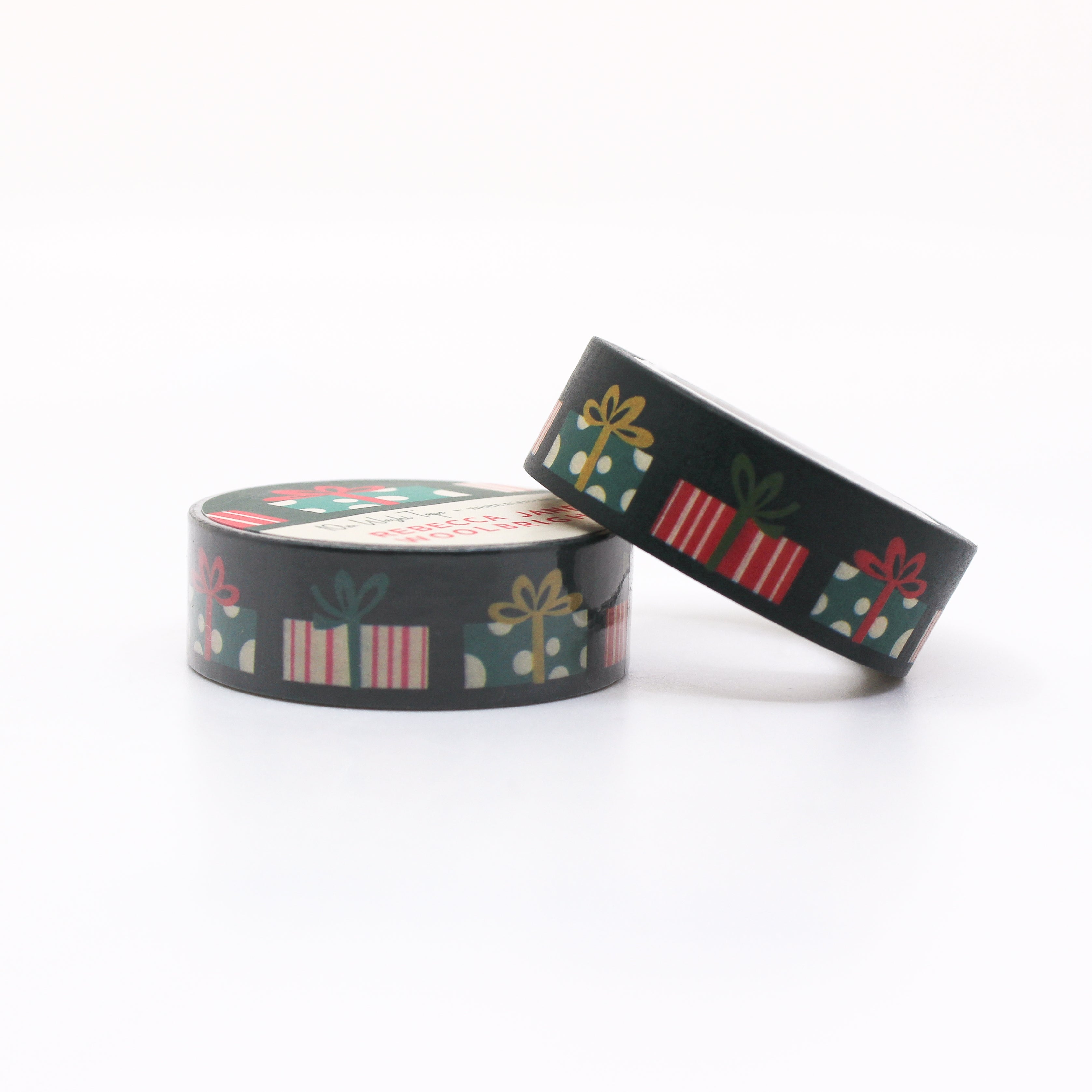 This is a roll of Christmas gifts washi tapes from BBB Supplies Craft Shop