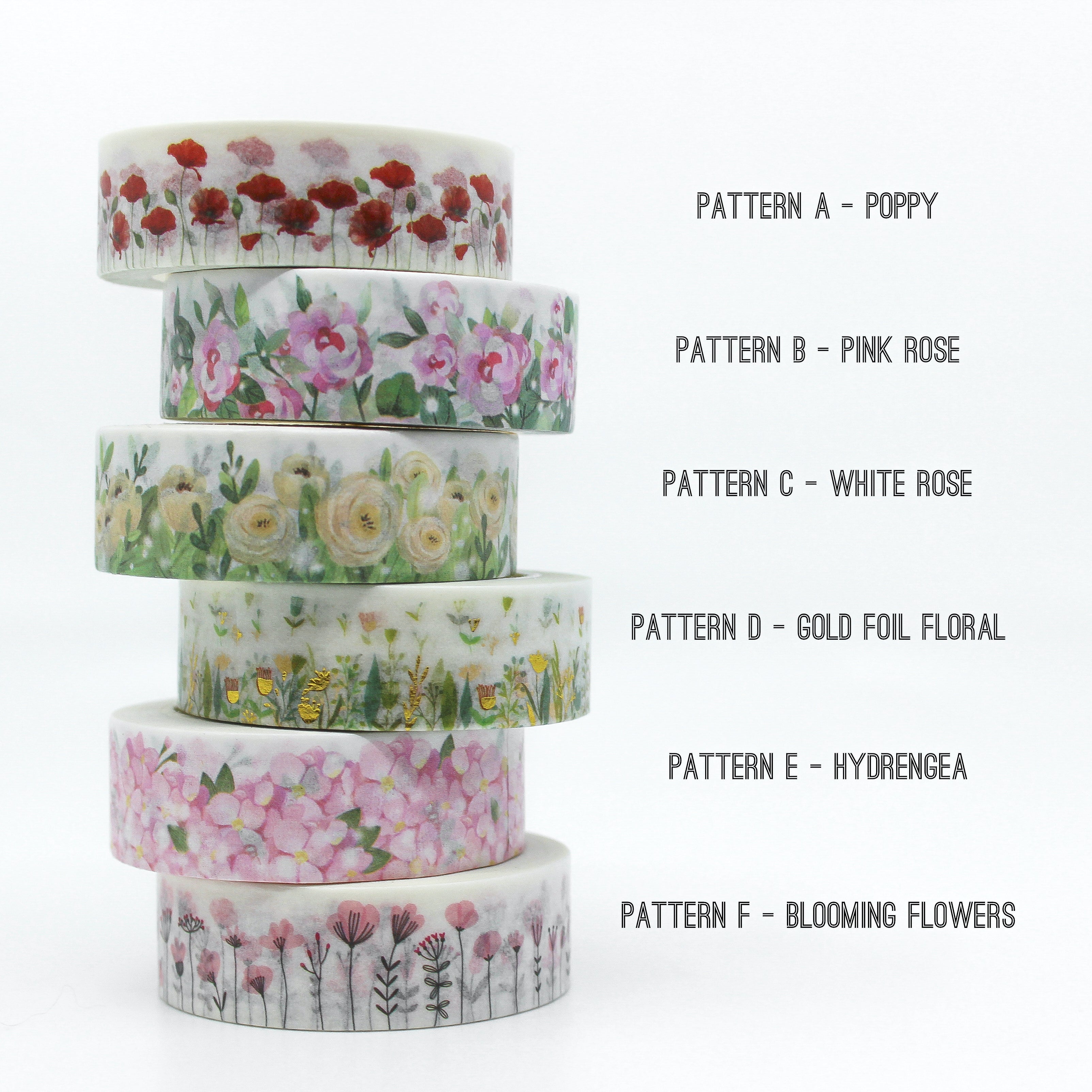 Blooming Florals Collection Washi