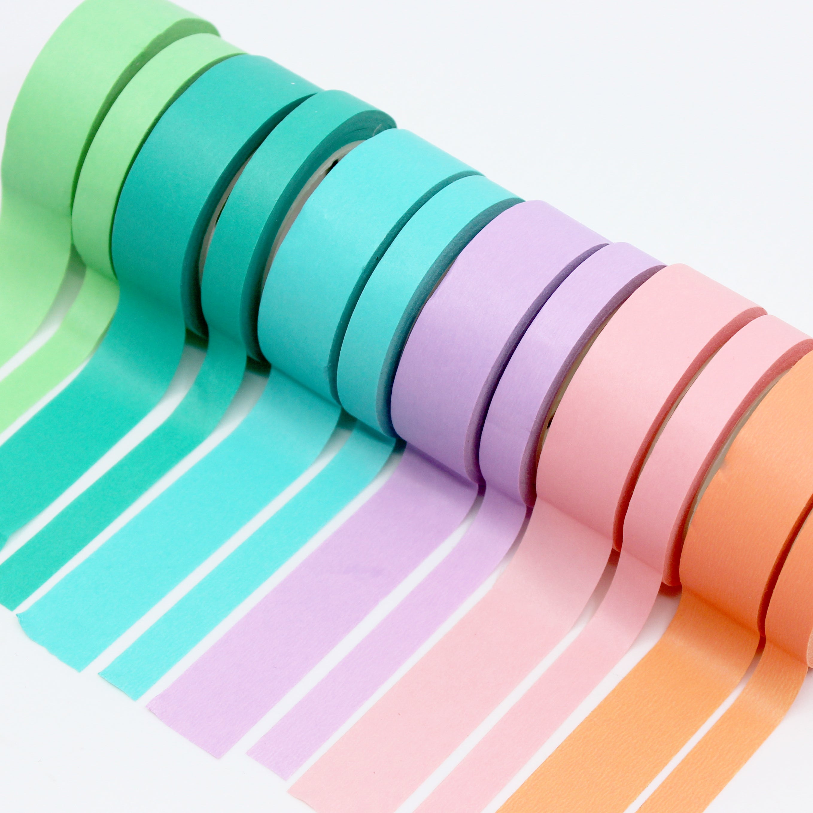 Neutral Color Rainbow Washi, Journaling Tapes