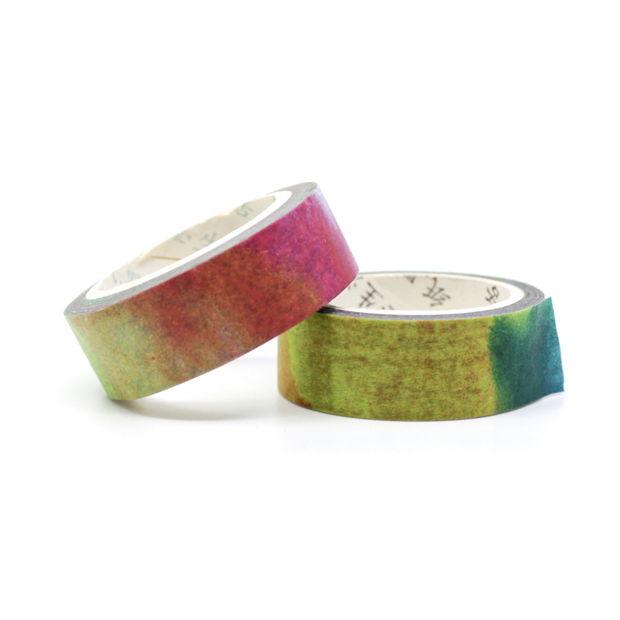 This rainbow ombre watercolor washi tape is the perfect addition to your washi collection. The simplicity of the pattern is perfect for accenting and matching any project's theme while adding a beautiful and interesting pattern. This tape is sold at BBB Supplies Craft Shop.
