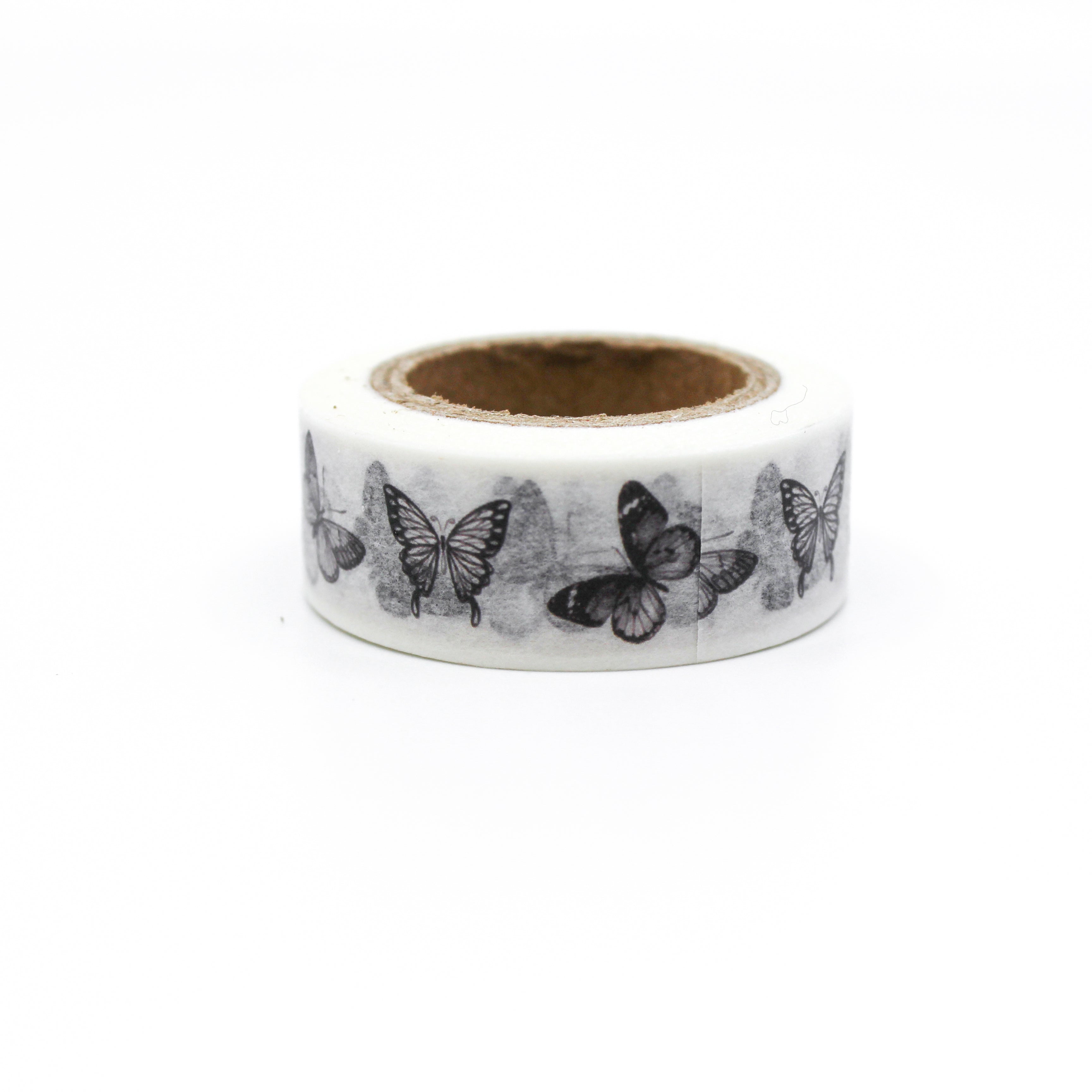 This is a black and white butterfly washi tape from BBB Supplies Craft Shop