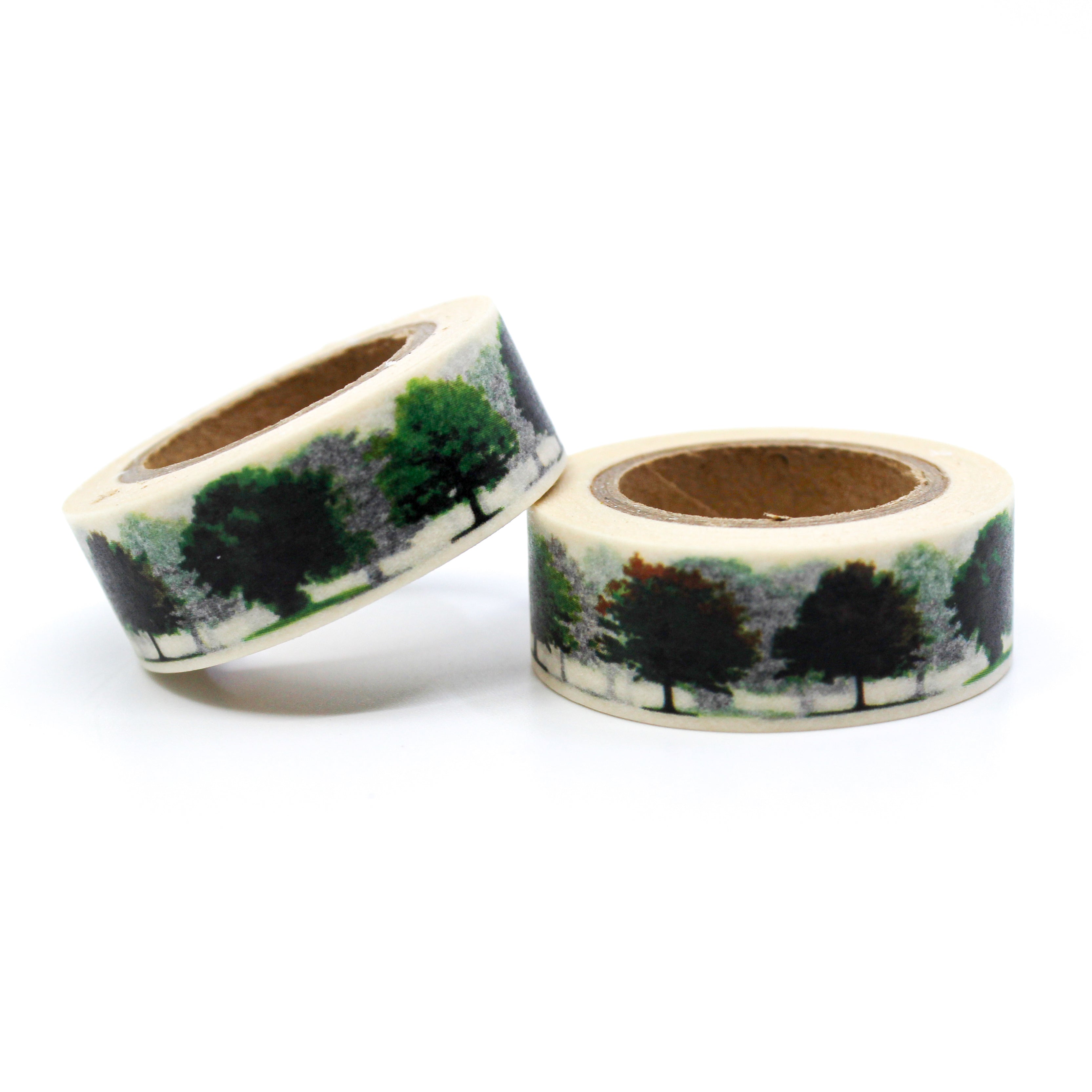 This is a nice view of tree forest park for Journal Supplies, Scrapbooking washi tapes from BBB Supplies Craft Shop