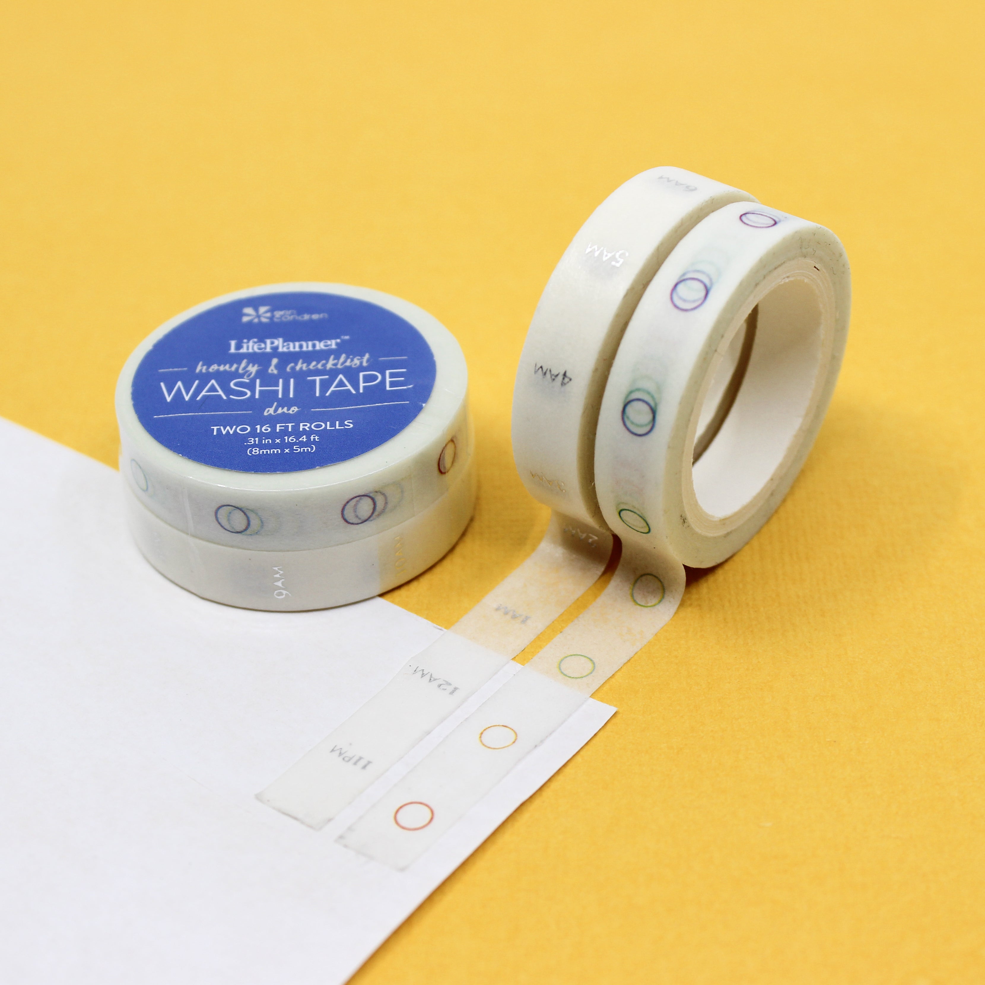 Focused Checklist Functional Washi Tape 4-Pack