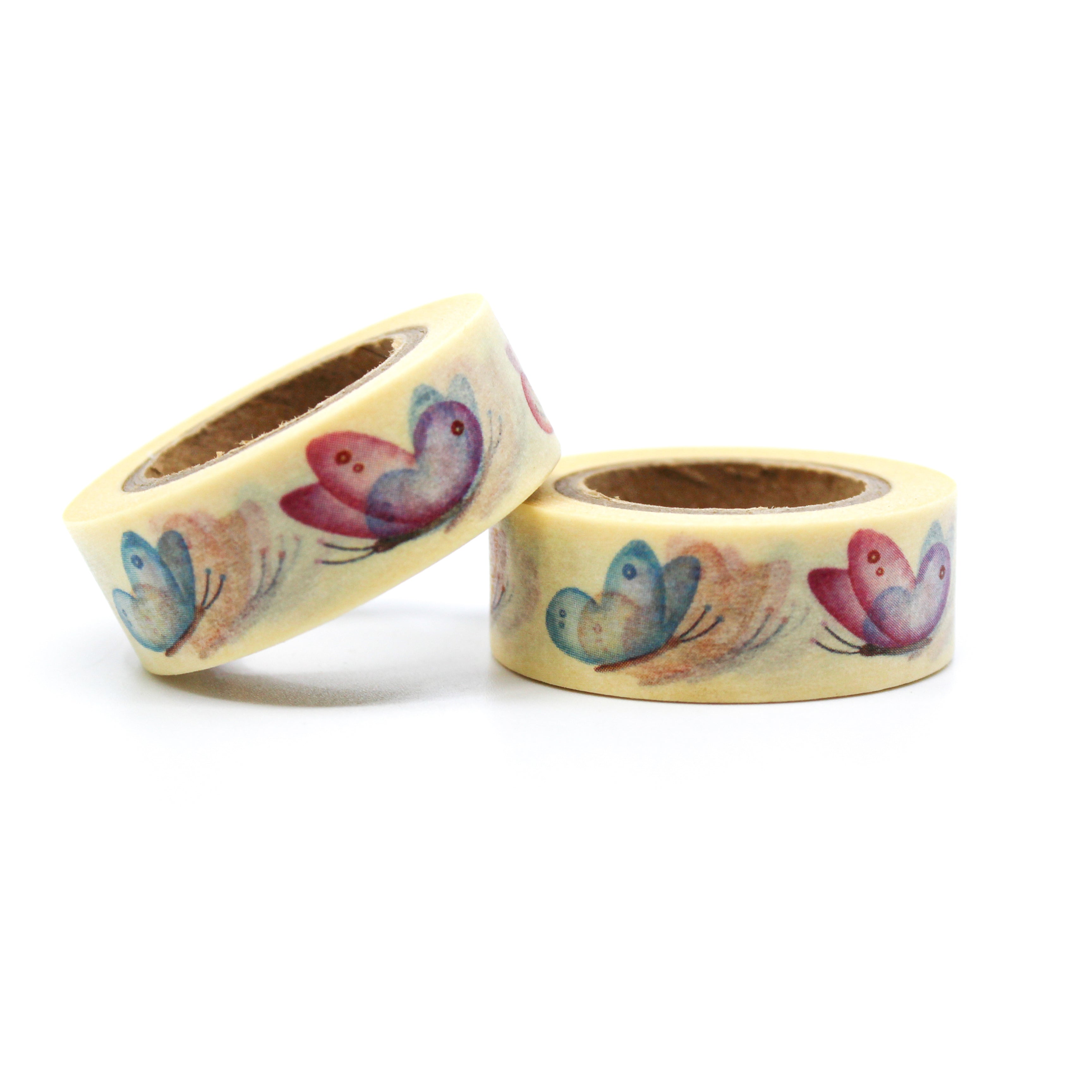 This is a beautiful puff butterflies style for Journal Supplies, Scrapbooking washi tapes from BBB Supplies Craft Shop