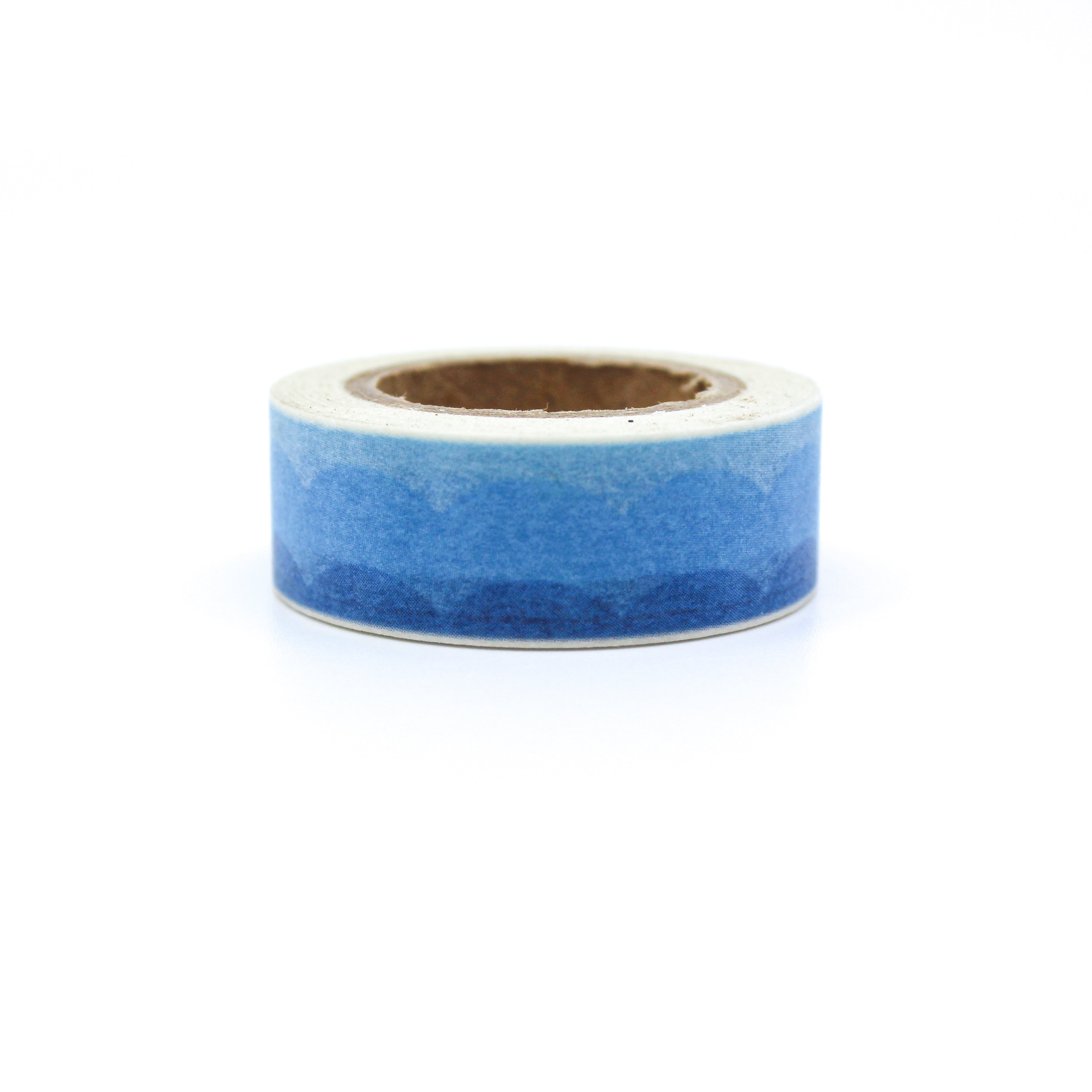 This is a wavy sea pattern in blue colors washi tapes from BBB Supplies Craft Shop