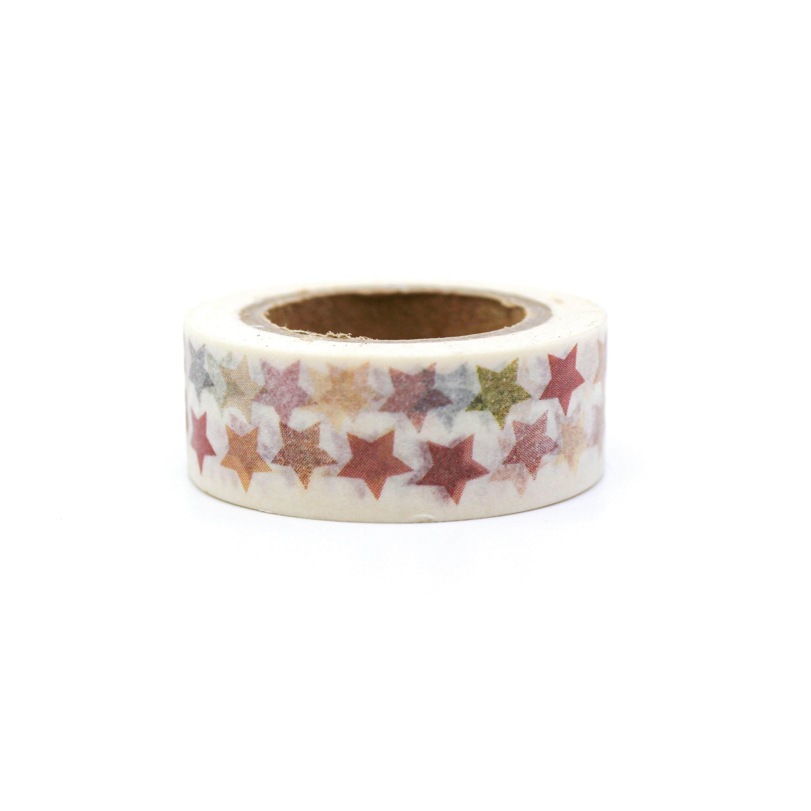 This is a pretty black and red thin ruler with a white background washi tape from BBB Supplies Craft Shop